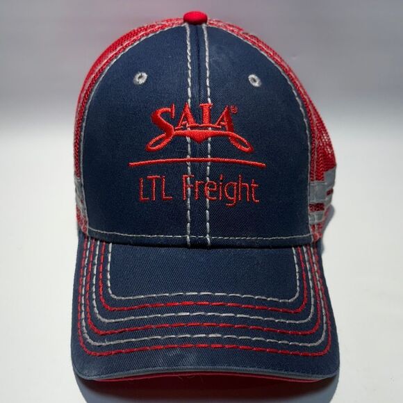 SAIA LTL Freight Black and Red Cap - Picture 2 of 7
